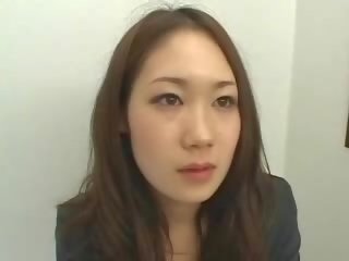 Veľký ázijské sekretárka fucked hardhot japonské seductress