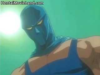 Muscular Masked RapeMan Bangs enticing Anime Part5