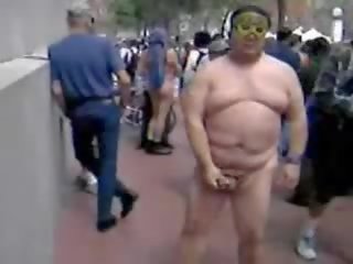 Fat Asian chap Jerking On The Street film