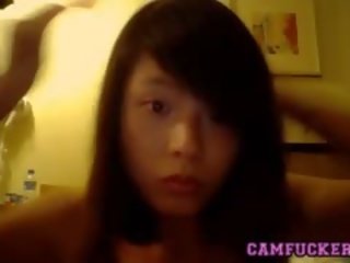 Asian Teen movs Off Her Tight Body On Webcam video
